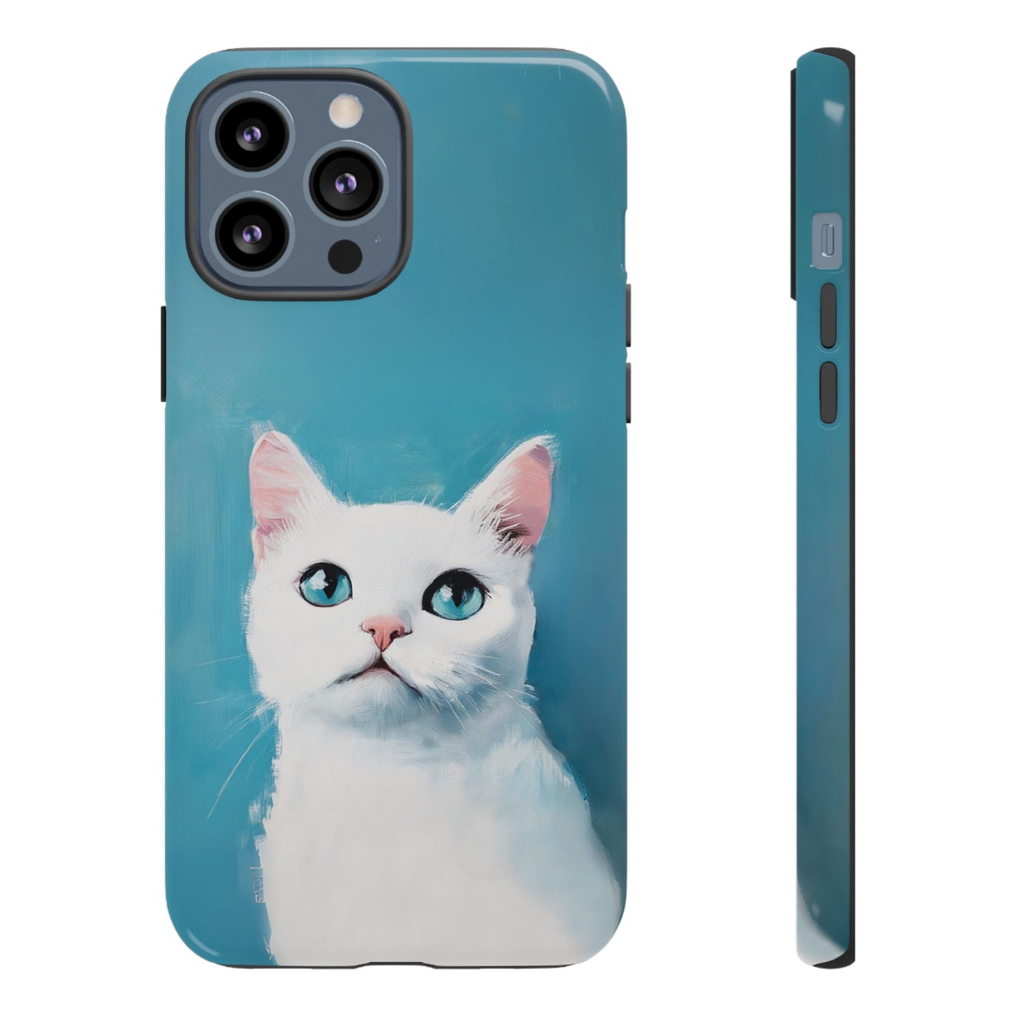 Cute Cat iPhone Case - White Kitten Phone Case