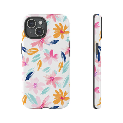 Watercolor Floral iPhone Case - Pastel Flowers