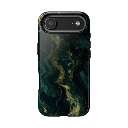 Luxury Emerald Green Marble iPhone Case