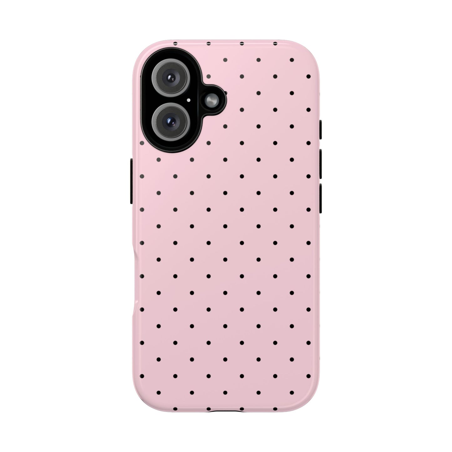 Cute Millennial Pink Polka Dot iPhone Case