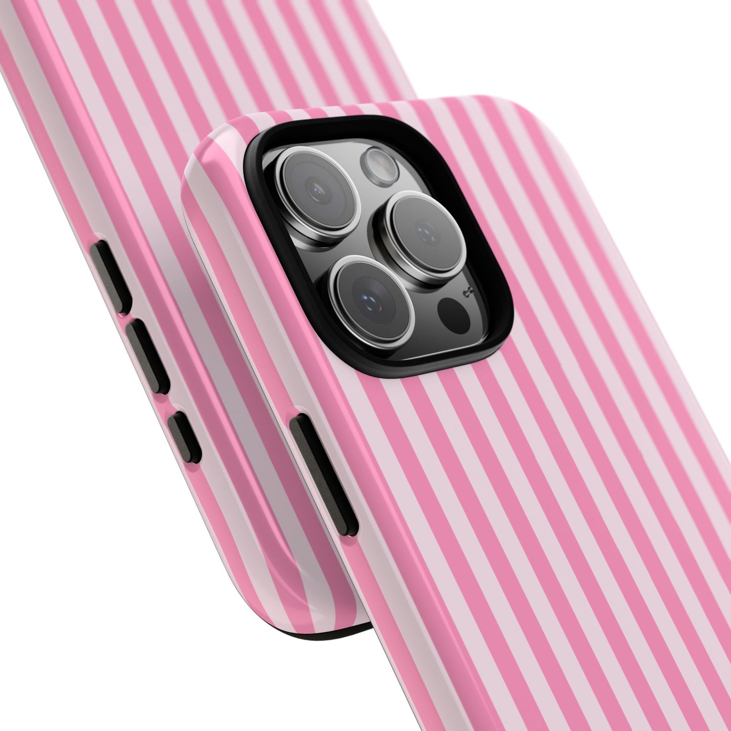 Cute Pink Striped iPhone Case | Chic Gift for Her