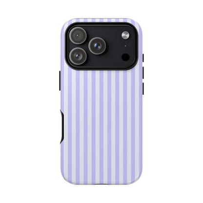 Lavender Luxe | Tough Striped iPhone Case