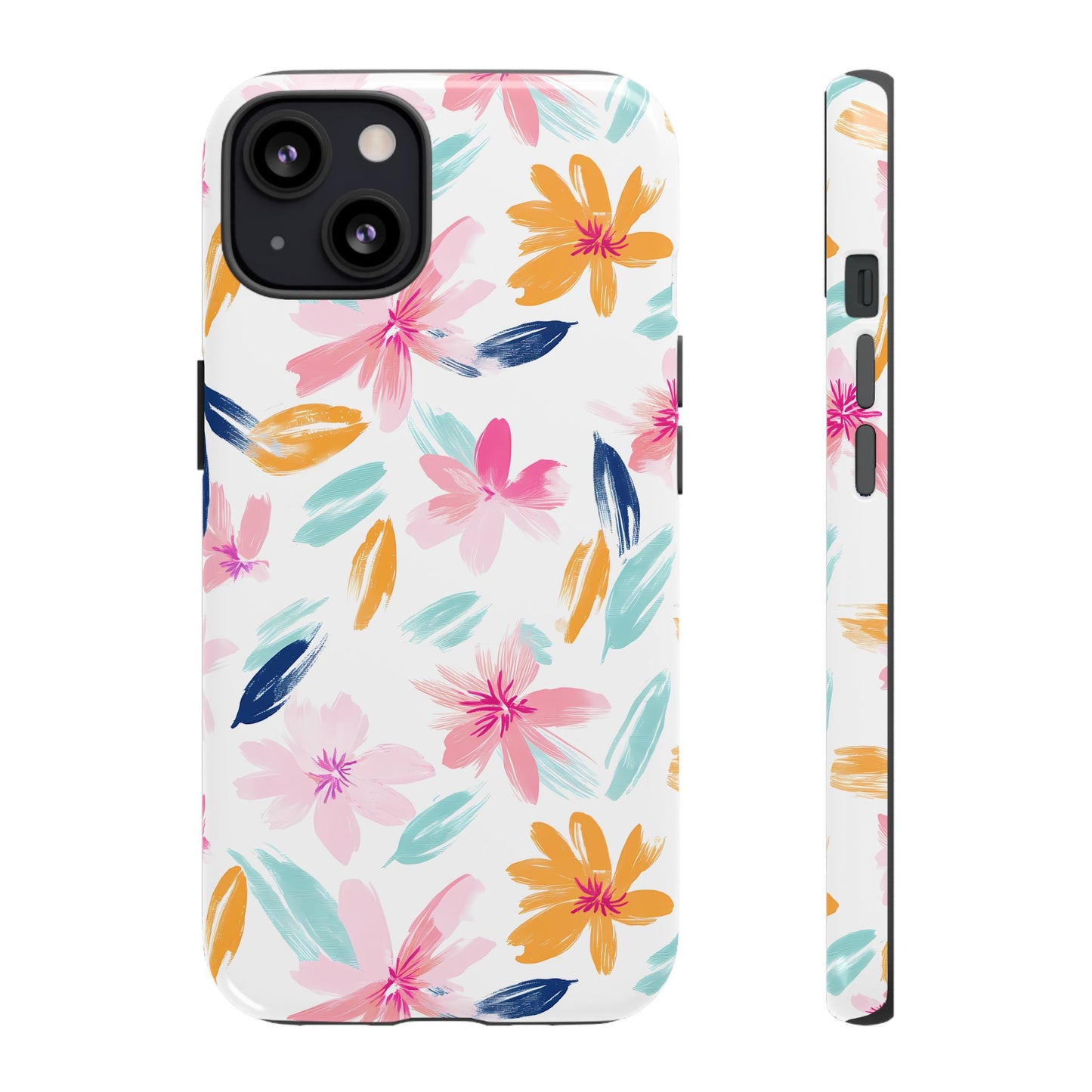 Watercolor Floral iPhone Case - Pastel Flowers