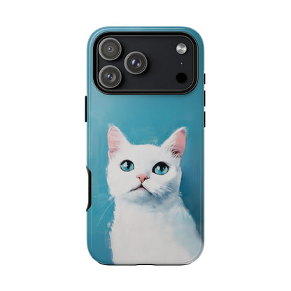 Cute Cat iPhone Case - White Kitten Phone Case