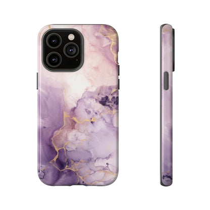 Amethyst Purple Marble iPhone Case - Luxury Phone Cover