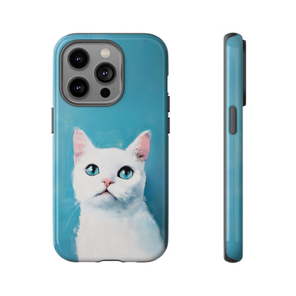 Cute Cat iPhone Case - White Kitten Phone Case