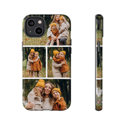 Custom 4 Photo Collage iPhone Case - Personalized Phone Cover