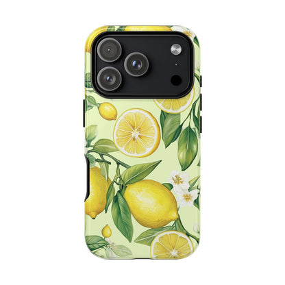 Lemon Blossom iPhone Case - Summer Botanical