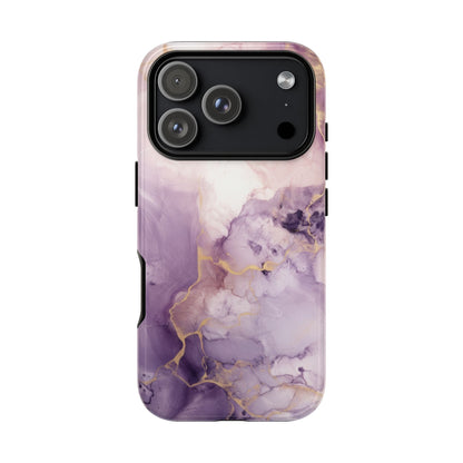 Amethyst Purple Marble iPhone Case - Luxury Phone Cover