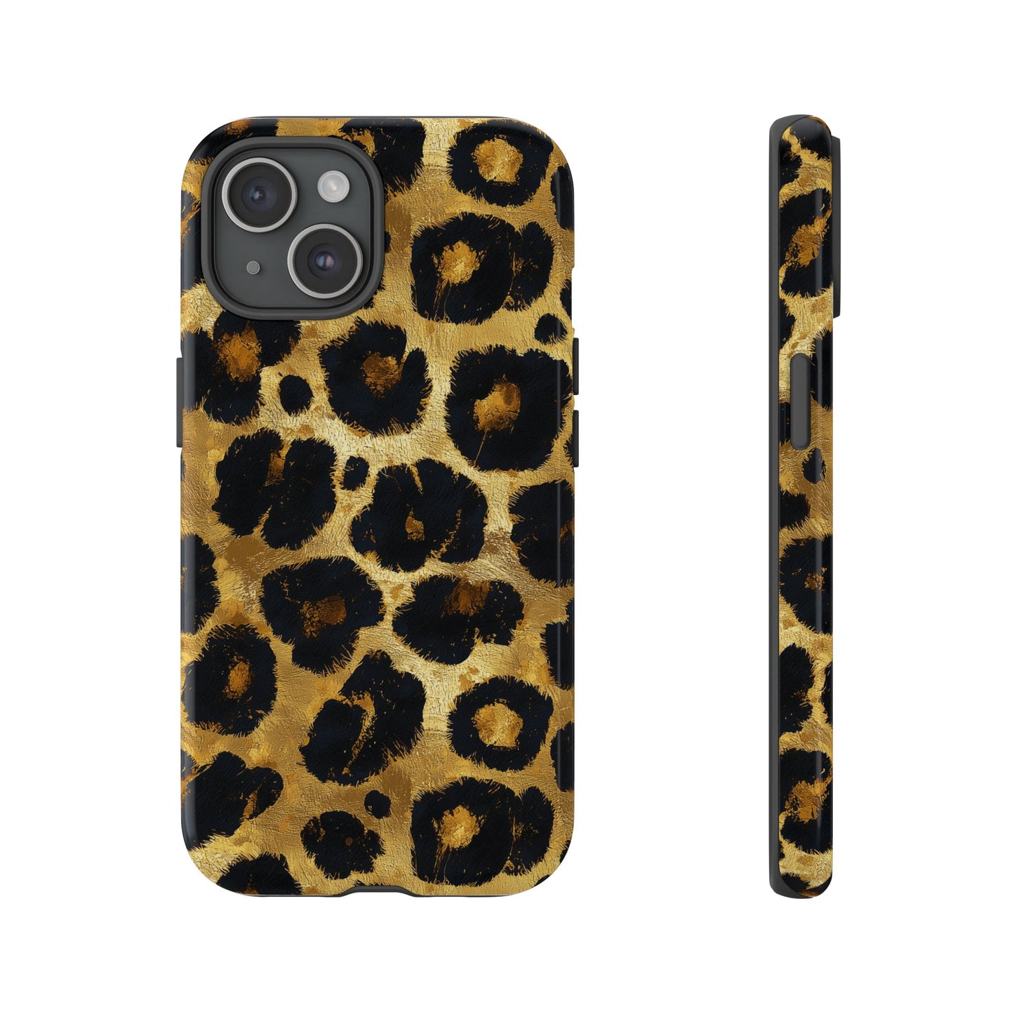 Gold Leopard Print iPhone Case - Animal Print