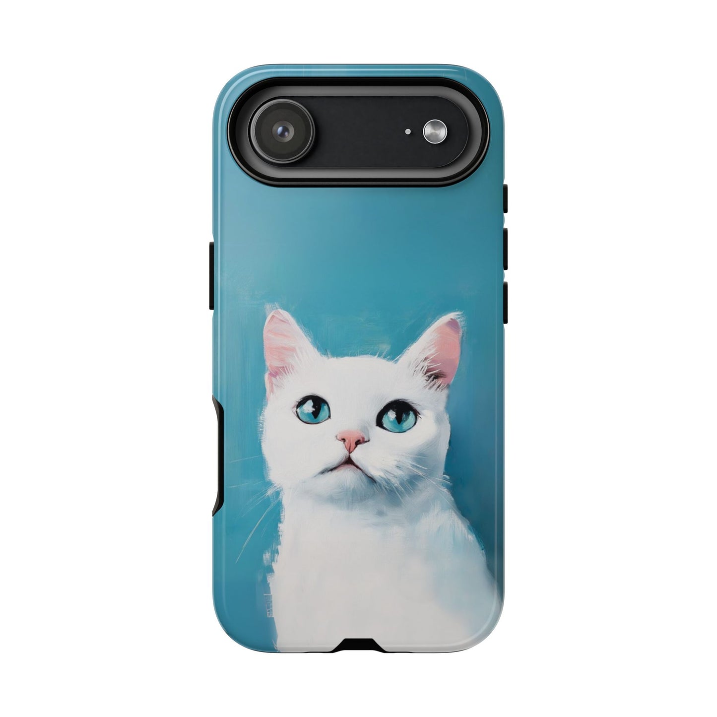 Cute Cat iPhone Case - White Kitten Phone Case