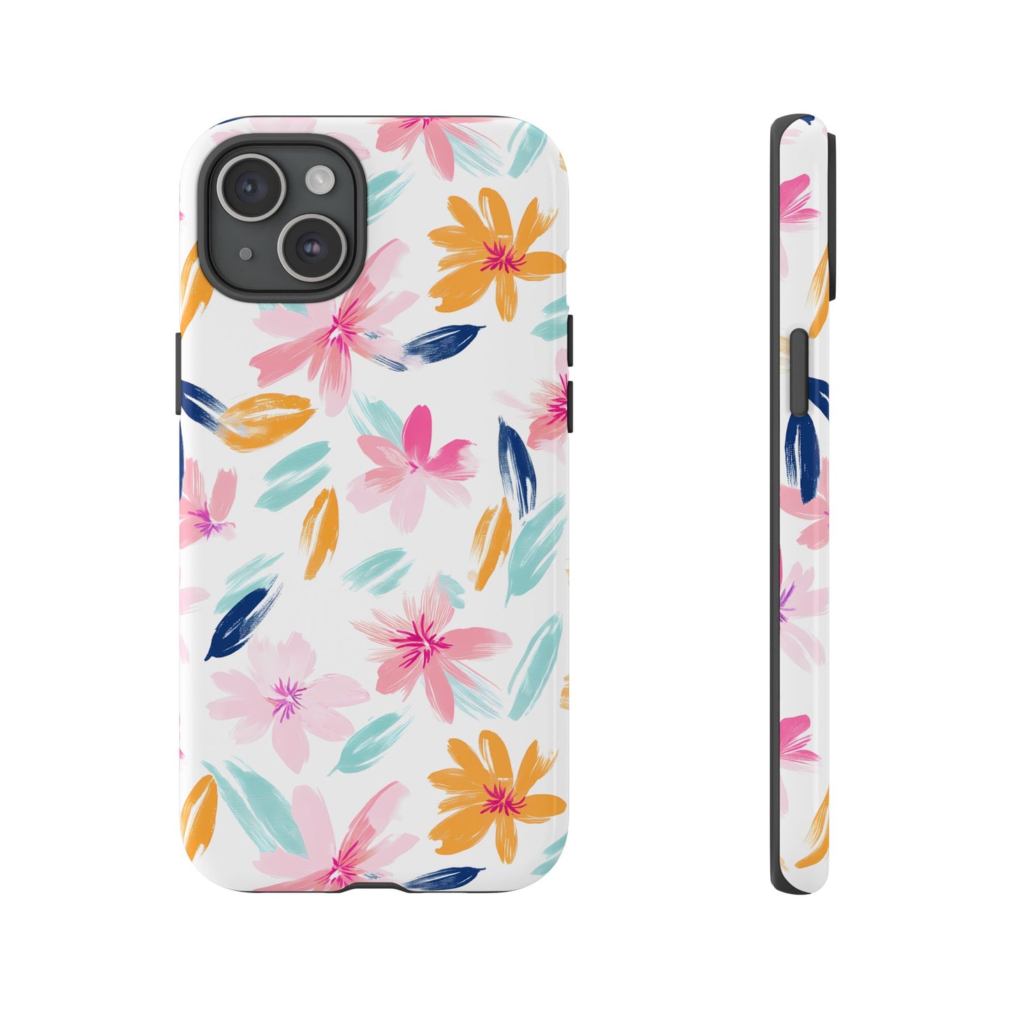 Watercolor Floral iPhone Case - Pastel Flowers