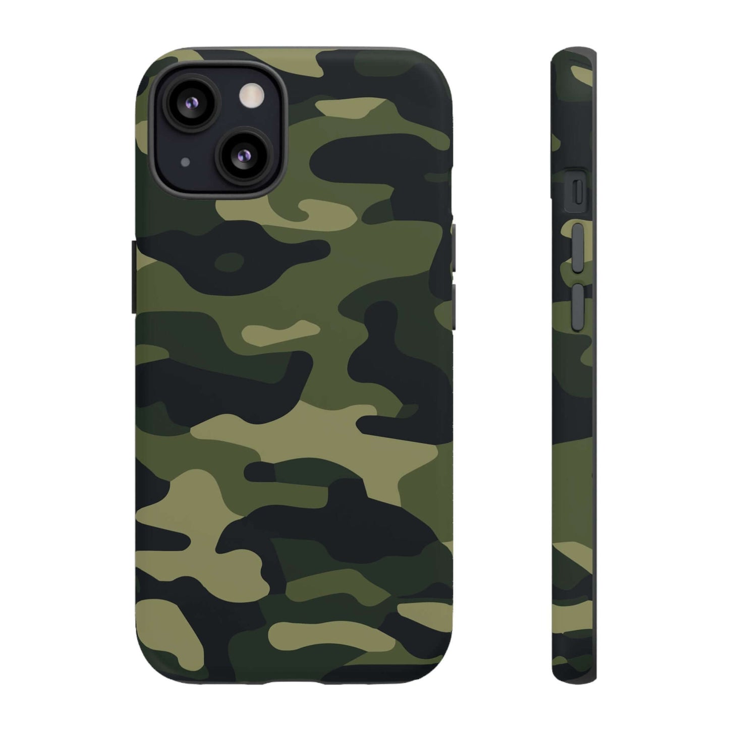 Military Camo iPhone Tough Case - Green Camouflage