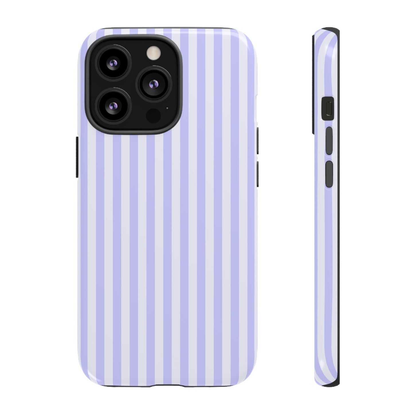Lavender Luxe | Tough Striped iPhone Case