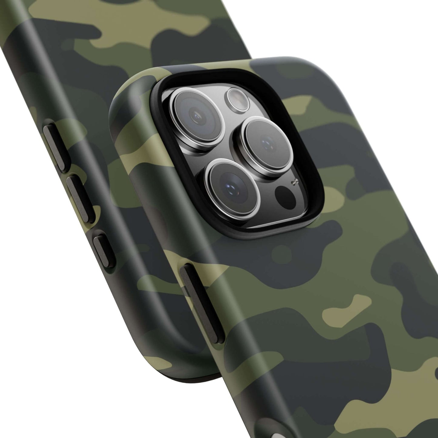 Military Camo iPhone Tough Case - Green Camouflage