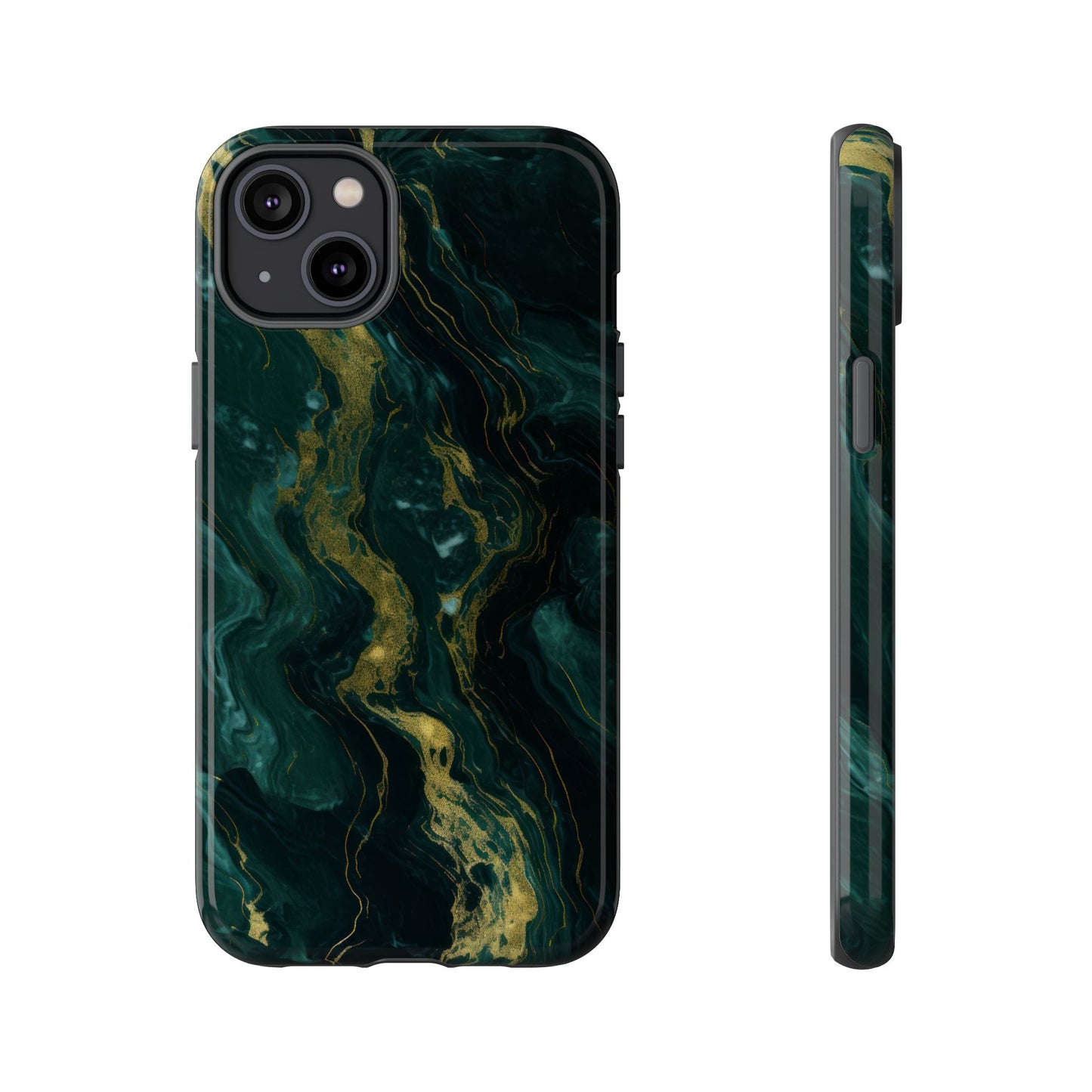 Luxury Emerald Green Marble iPhone Case