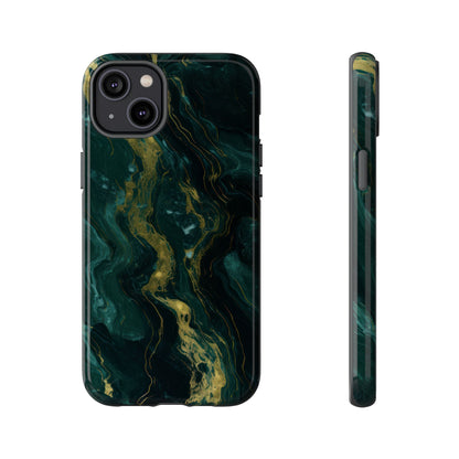 Luxury Emerald Green Marble iPhone Case