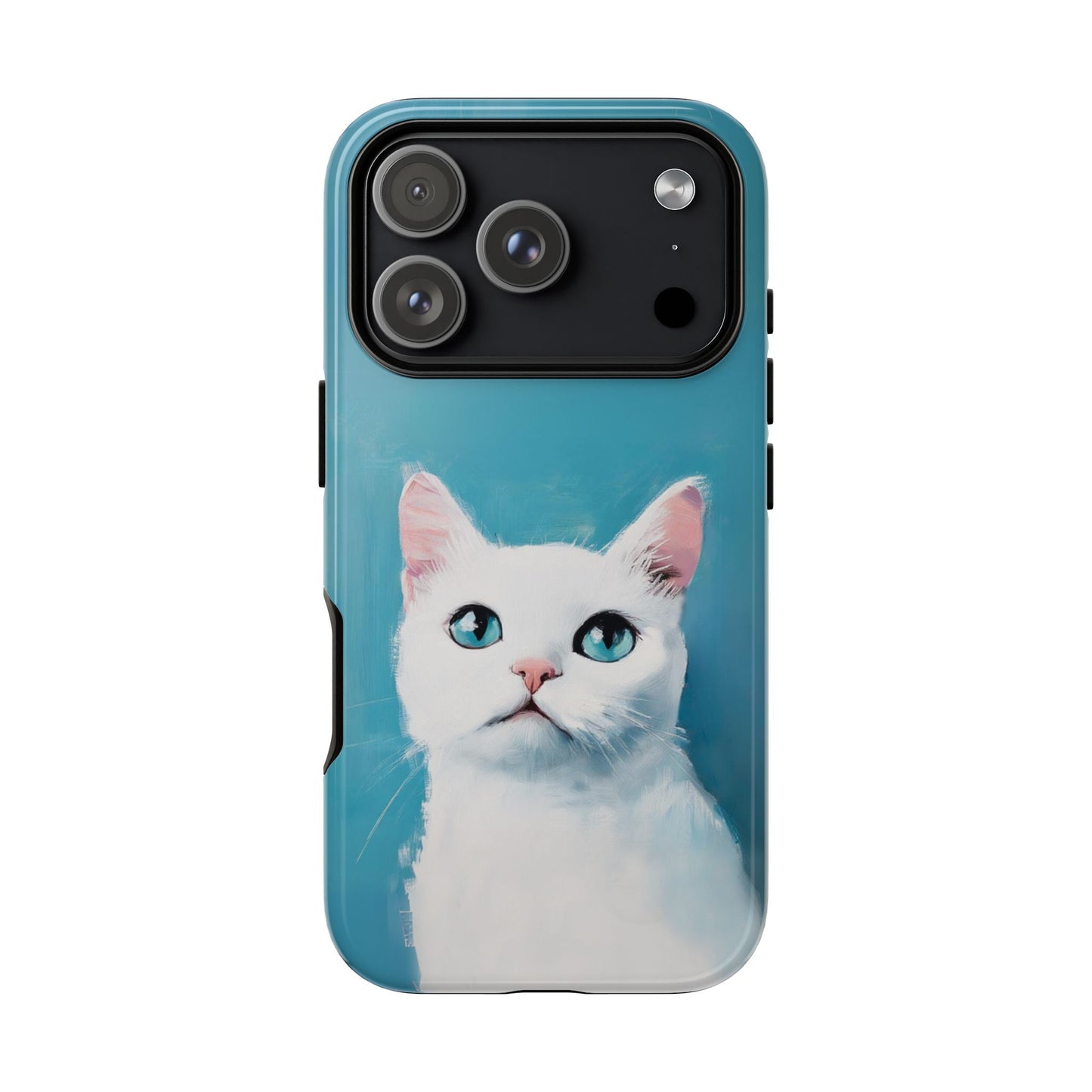 Cute Cat iPhone Case - White Kitten Phone Case