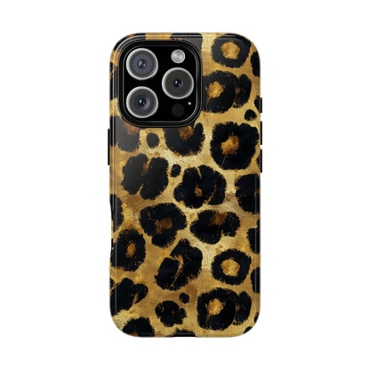 Gold Leopard Print iPhone Case - Animal Print