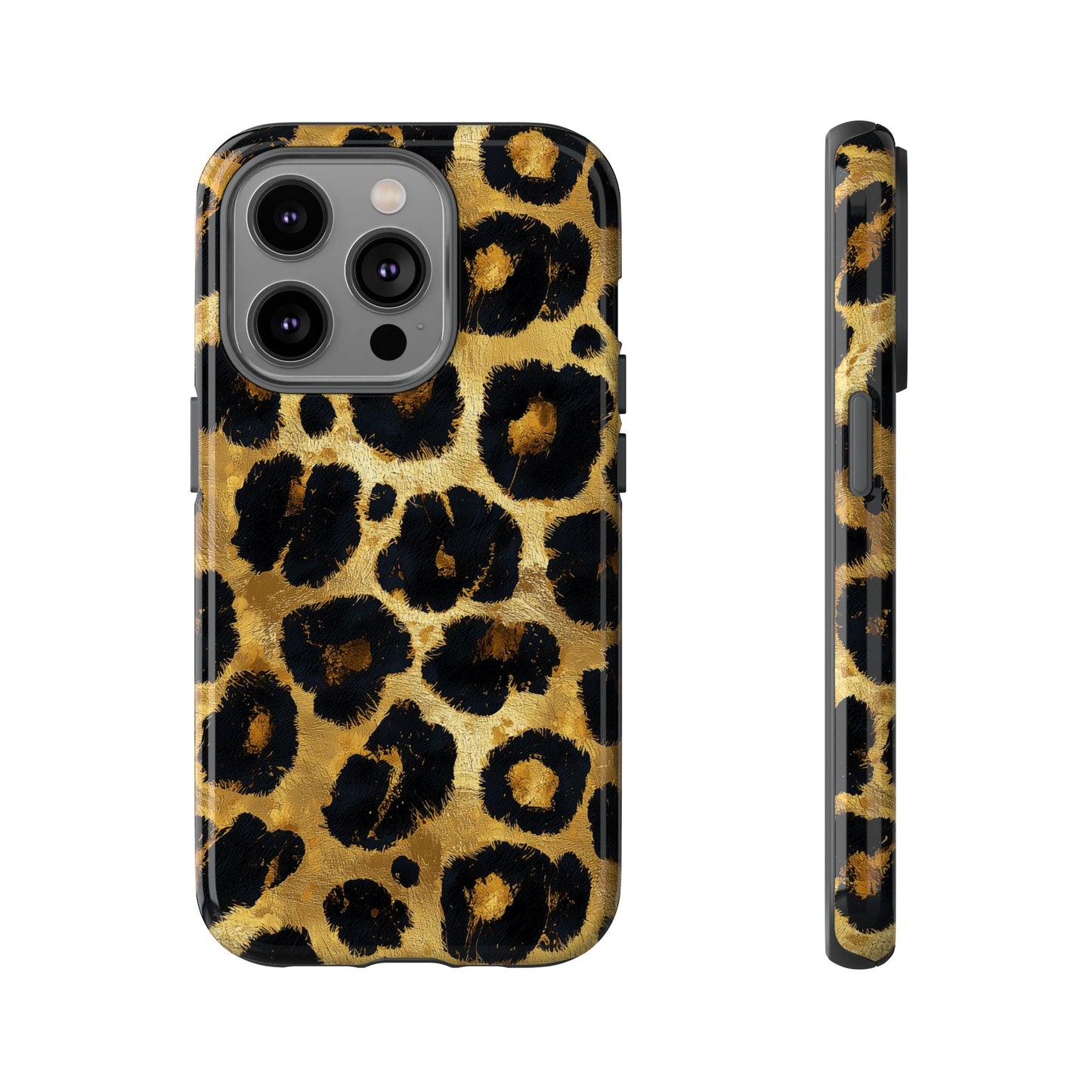 Gold Leopard Print iPhone Case - Animal Print