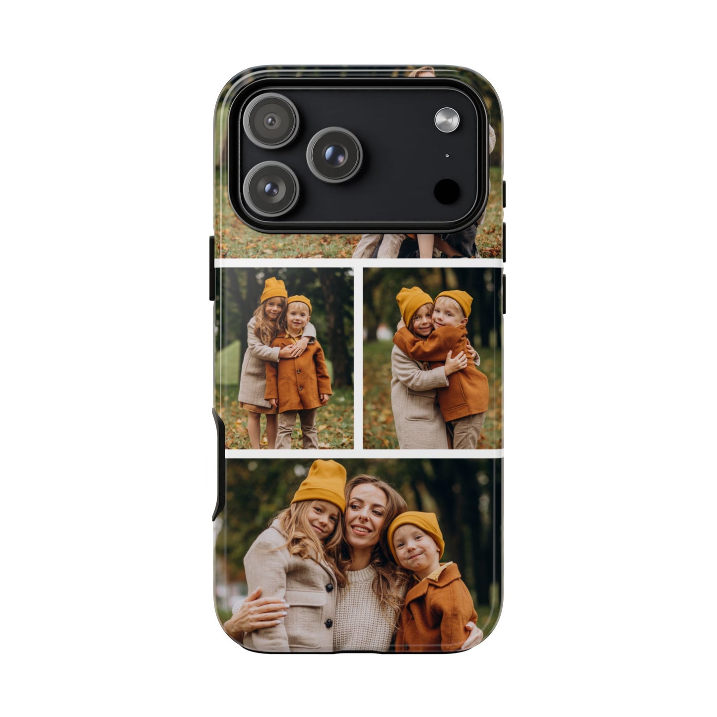 Custom 4 Photo Collage iPhone Case - Personalized Phone Cover