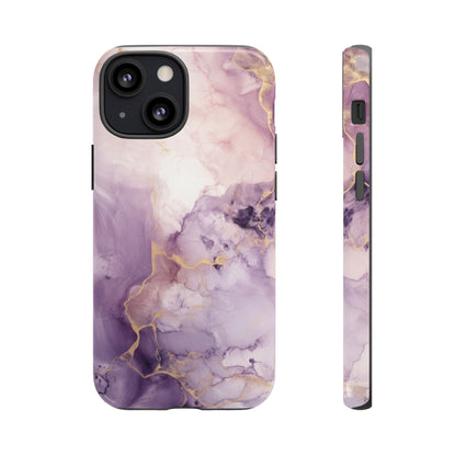 Amethyst Purple Marble iPhone Case - Luxury Phone Cover