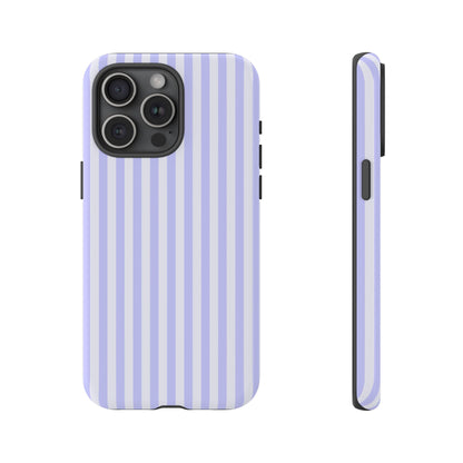 Lavender Luxe | Tough Striped iPhone Case