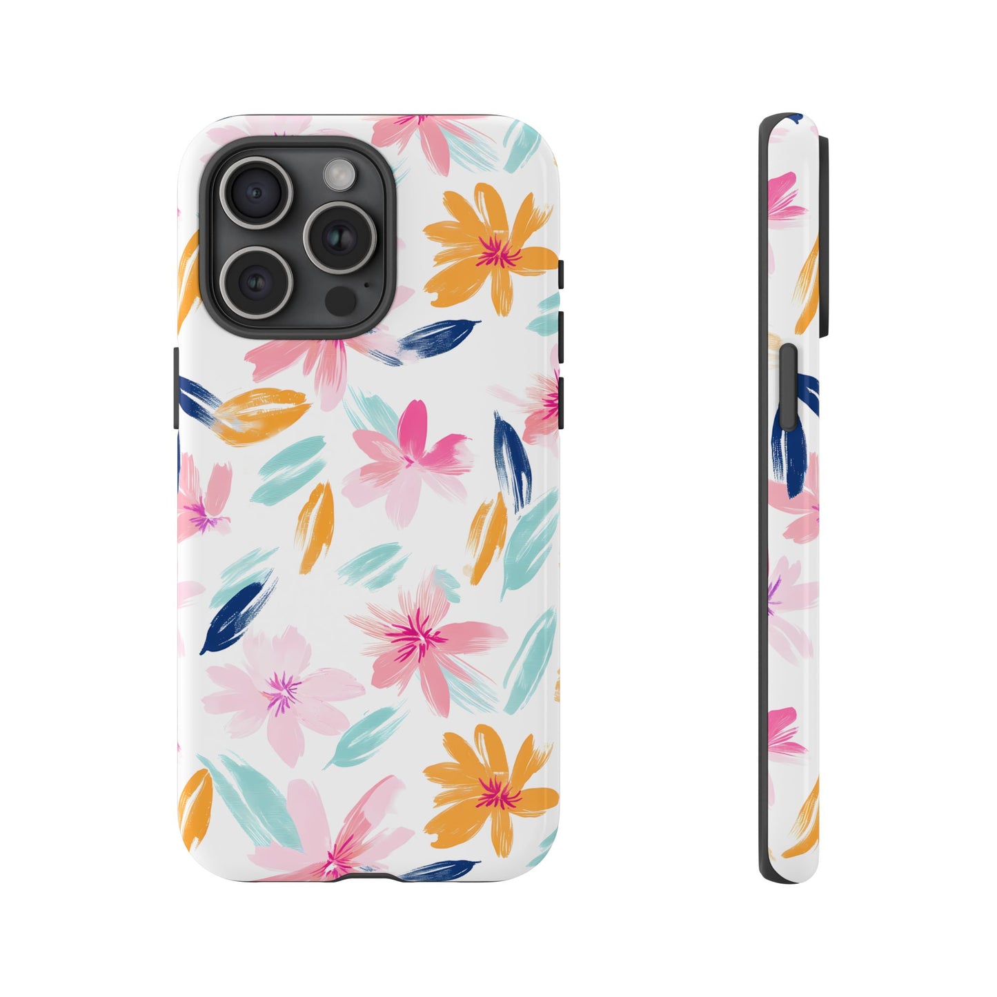 Watercolor Floral iPhone Case - Pastel Flowers