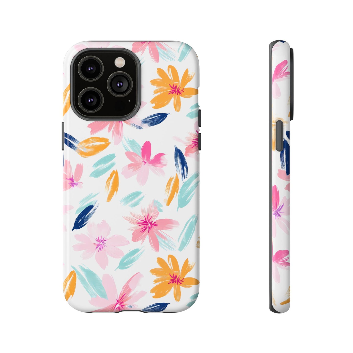 Watercolor Floral iPhone Case - Pastel Flowers
