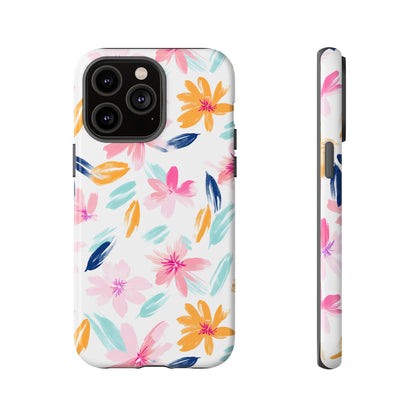 Watercolor Floral iPhone Case - Pastel Flowers