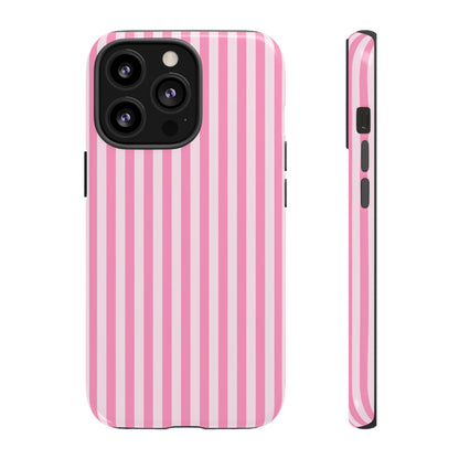 Cute Pink Striped iPhone Case | Chic Gift for Her