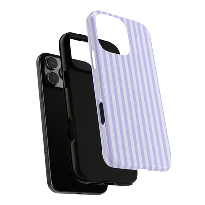 Lavender Luxe | Tough Striped iPhone Case