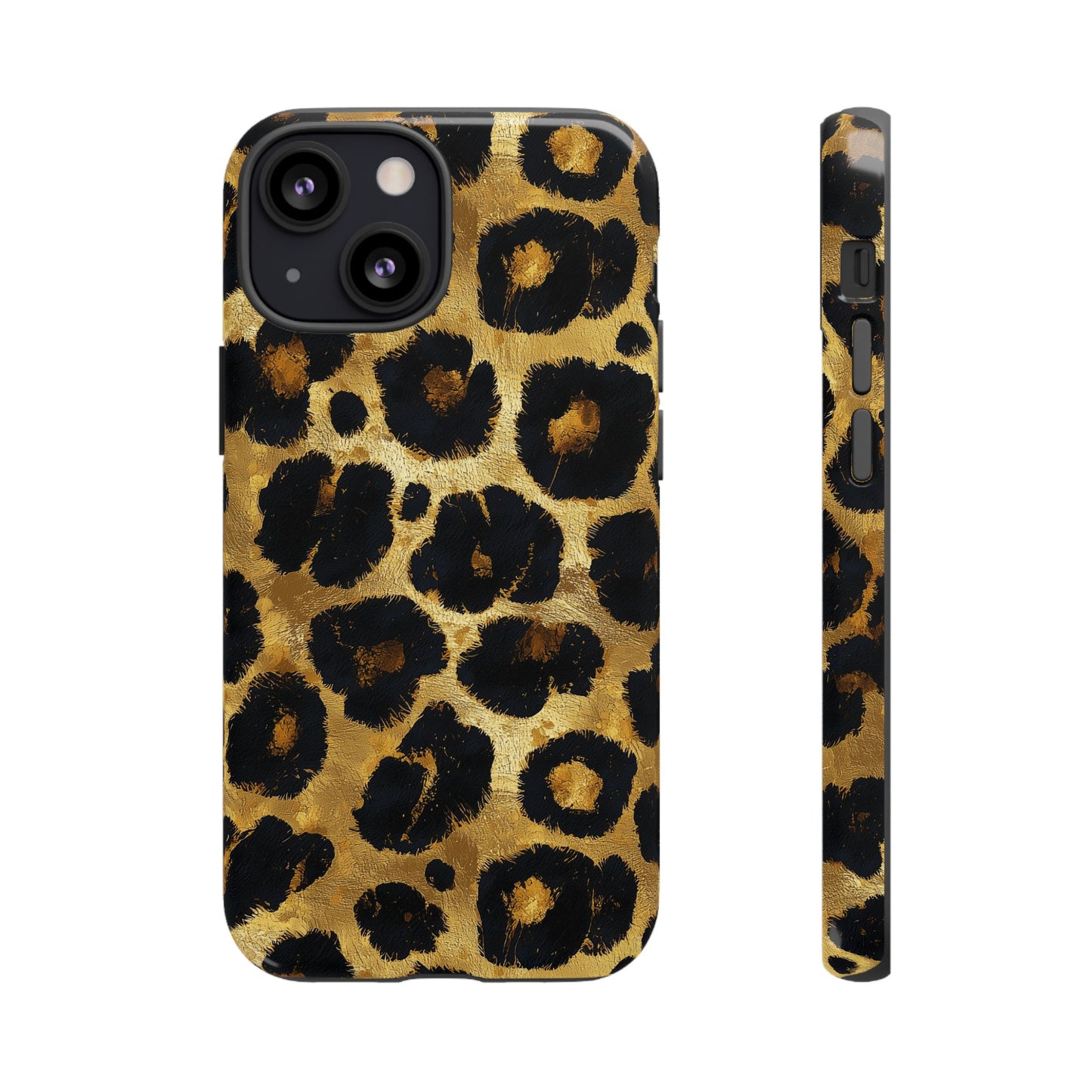 Gold Leopard Print iPhone Case - Animal Print