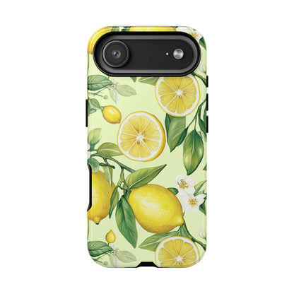 Lemon Blossom iPhone Case - Summer Botanical