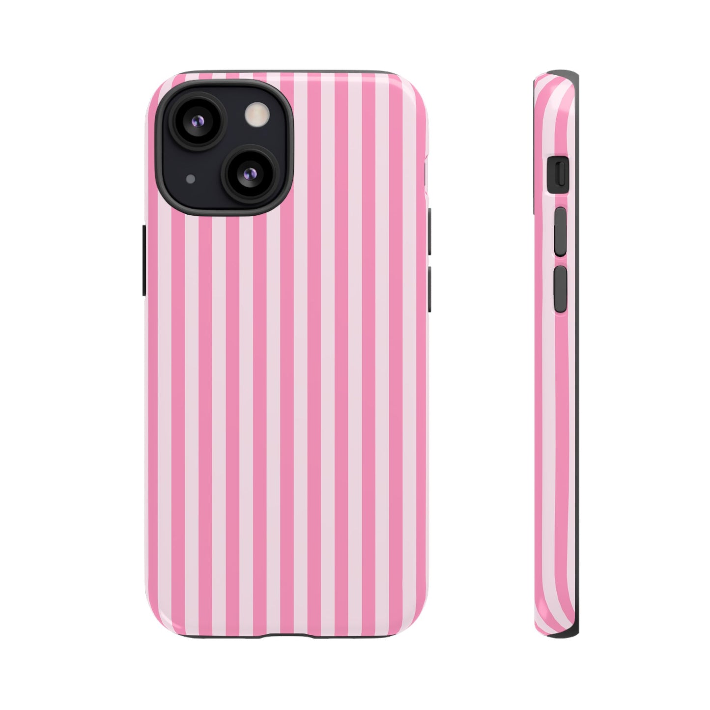 Cute Pink Striped iPhone Case | Chic Gift for Her