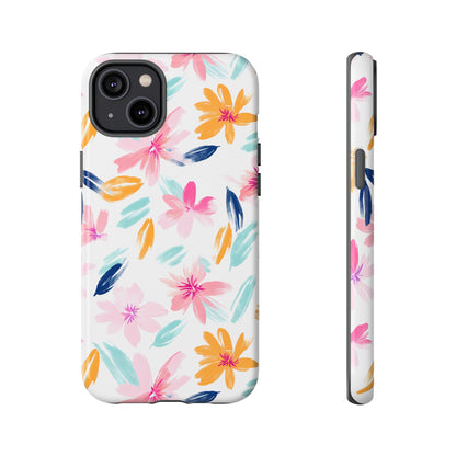 Watercolor Floral iPhone Case - Pastel Flowers