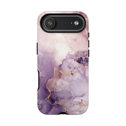 Amethyst Purple Marble iPhone Case - Luxury Phone Cover