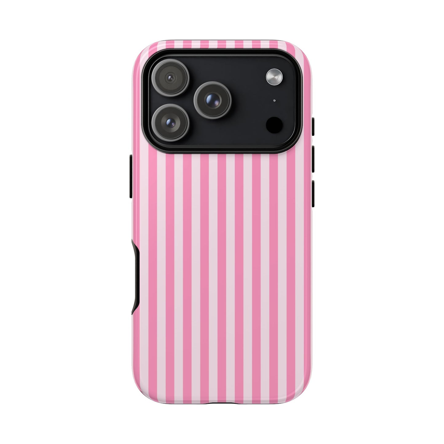 Cute Pink Striped iPhone Case | Chic Gift for Her
