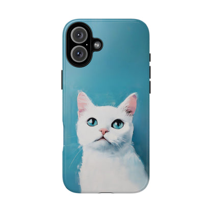 Cute Cat iPhone Case - White Kitten Phone Case