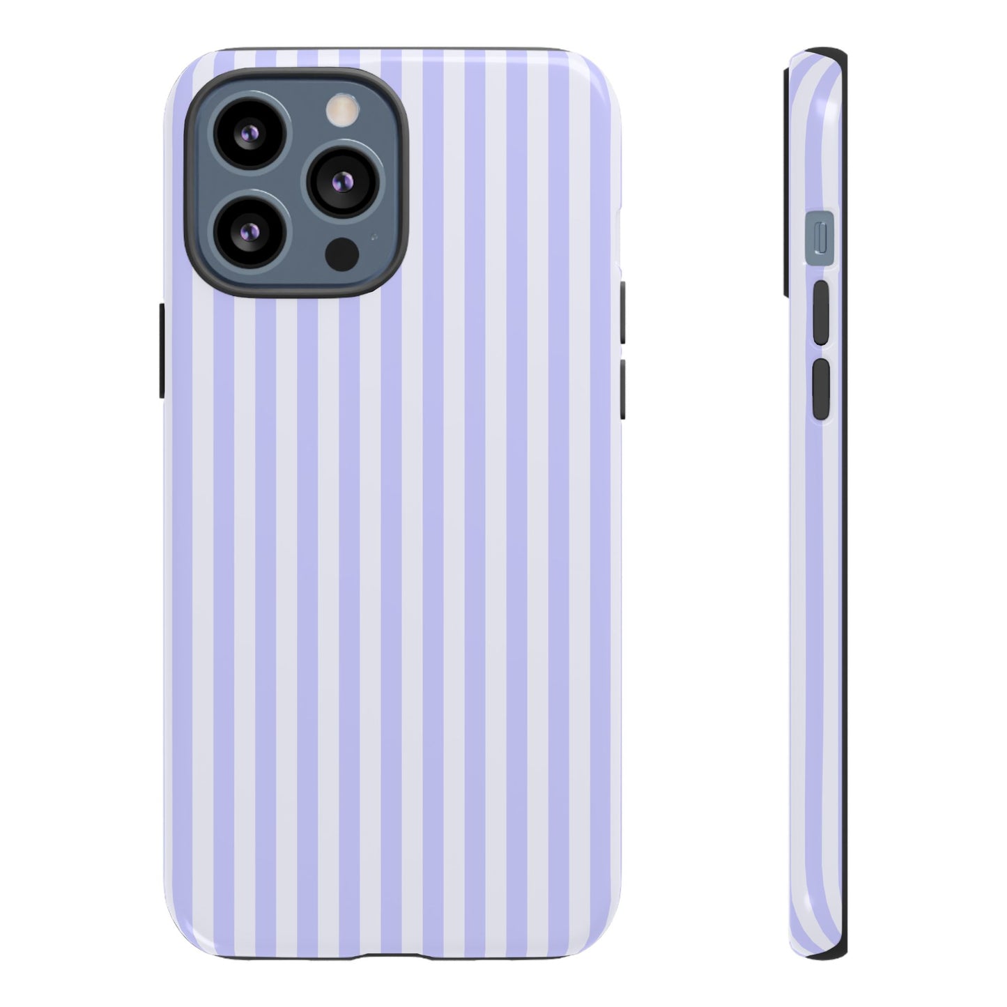 Lavender Luxe | Tough Striped iPhone Case