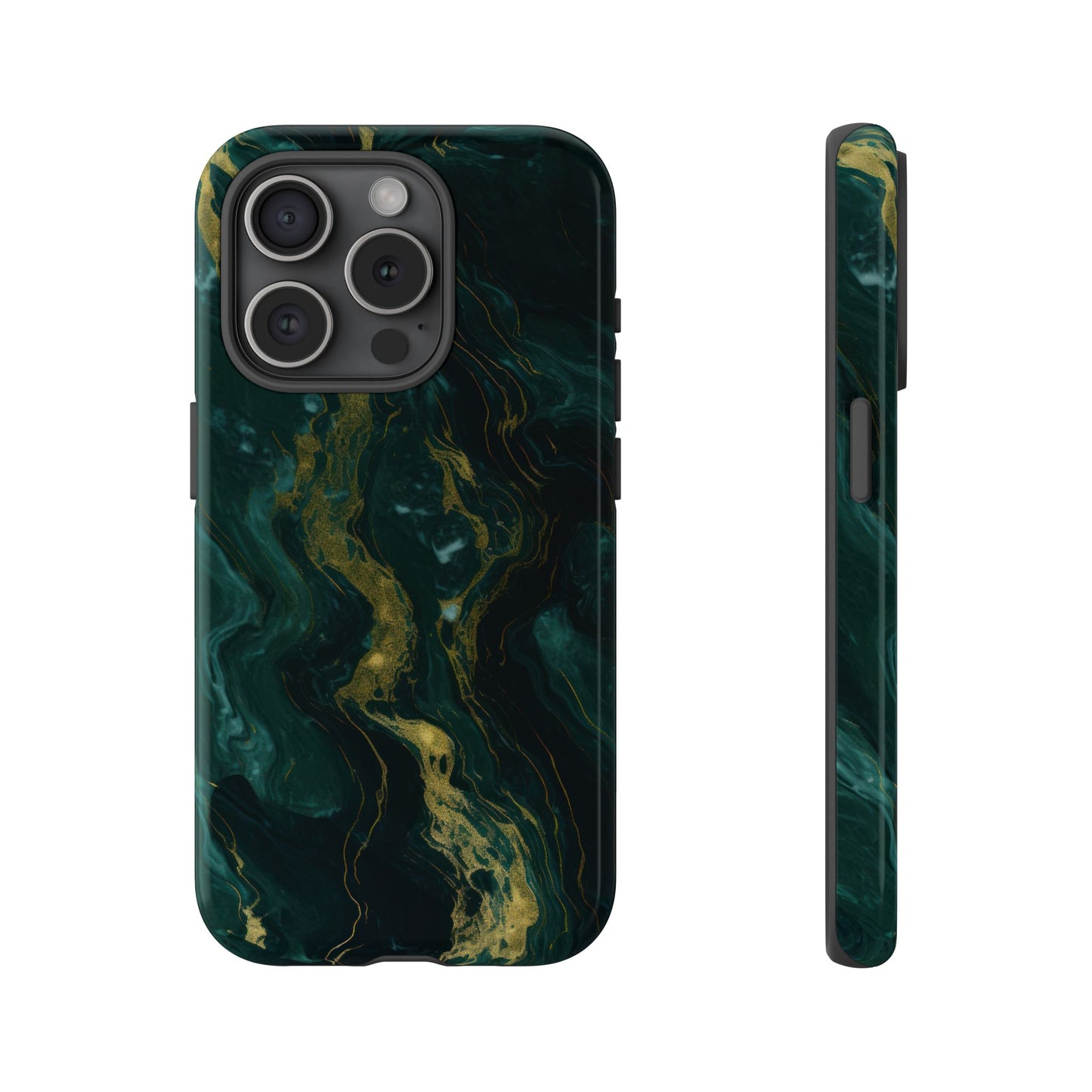 Luxury Emerald Green Marble iPhone Case