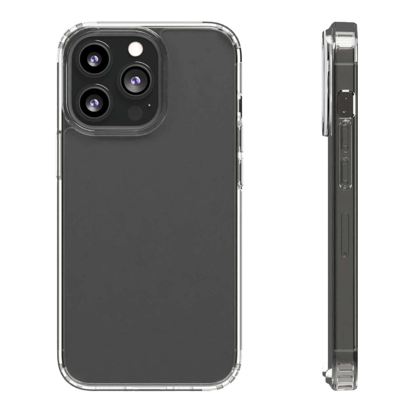 Transparent Silicone Slim iPhone Case - Shockproof Clear Cover