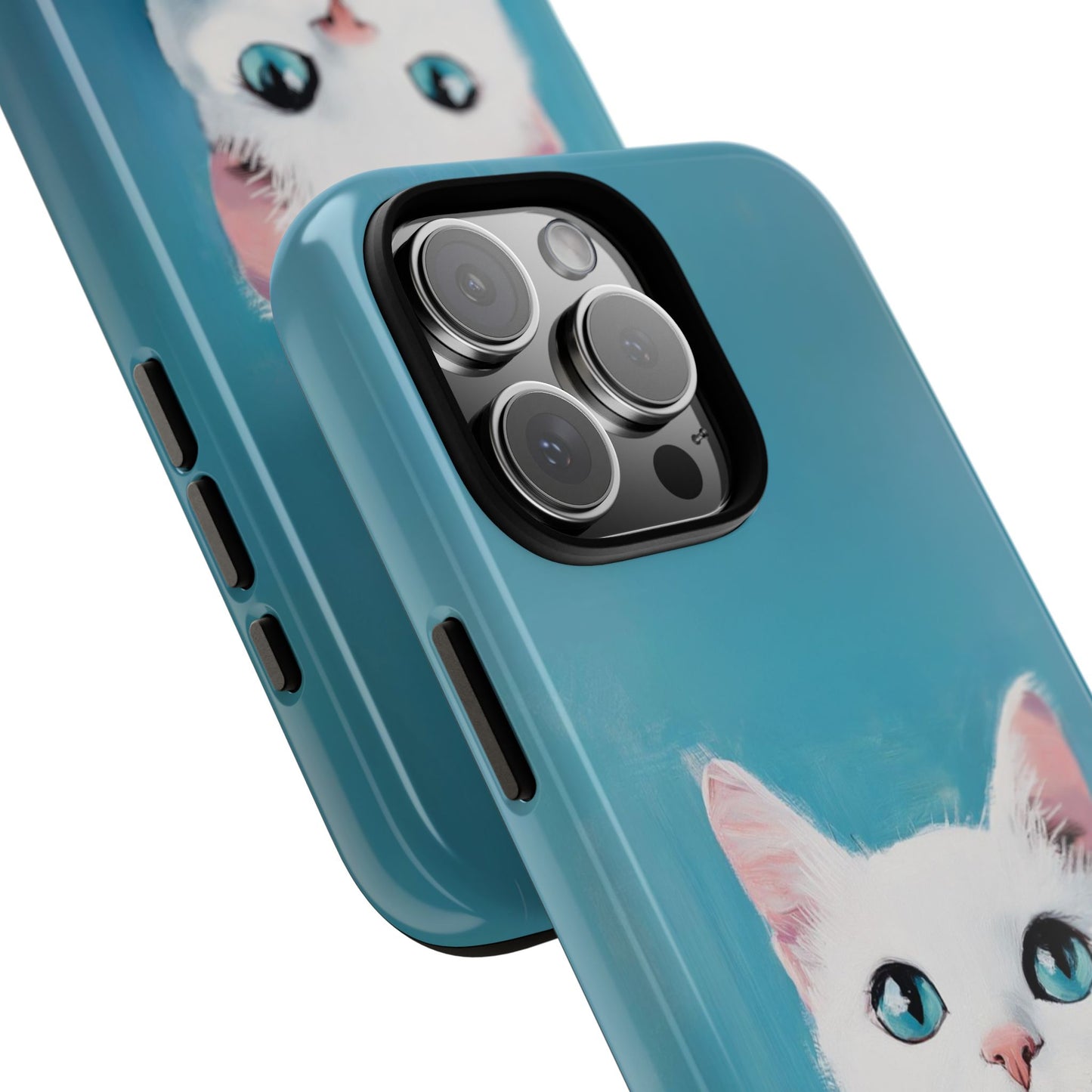Cute Cat iPhone Case - White Kitten Phone Case