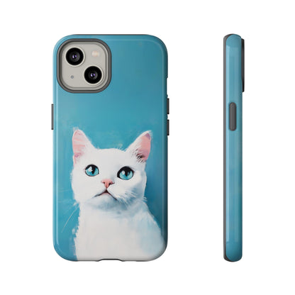 Cute Cat iPhone Case - White Kitten Phone Case