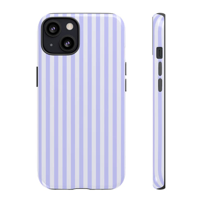 Lavender Luxe | Tough Striped iPhone Case