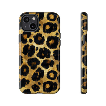 Gold Leopard Print iPhone Case - Animal Print