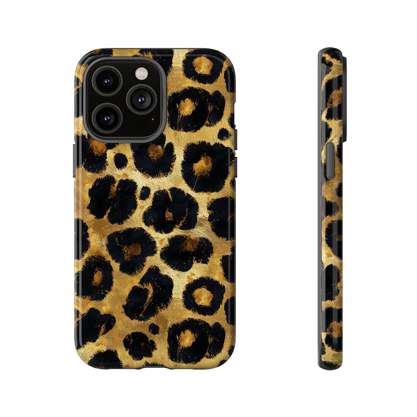 Gold Leopard Print iPhone Case - Animal Print