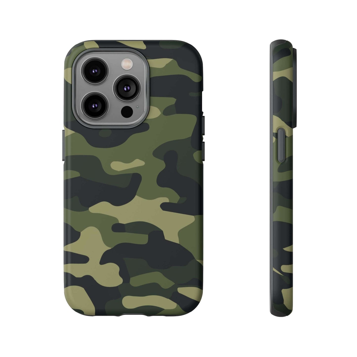 Military Camo iPhone Tough Case - Green Camouflage