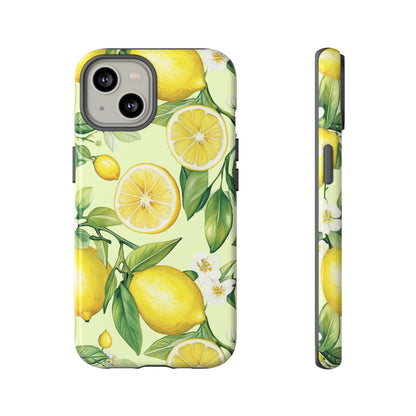 Lemon Blossom iPhone Case - Summer Botanical