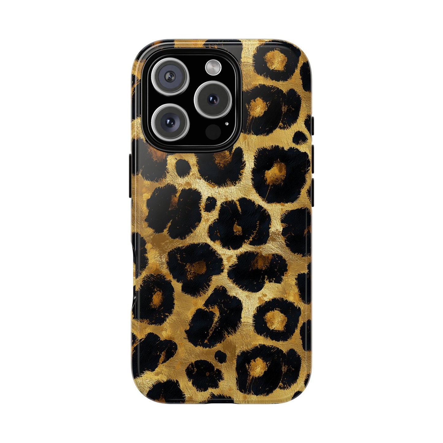 Gold Leopard Print iPhone Case - Animal Print